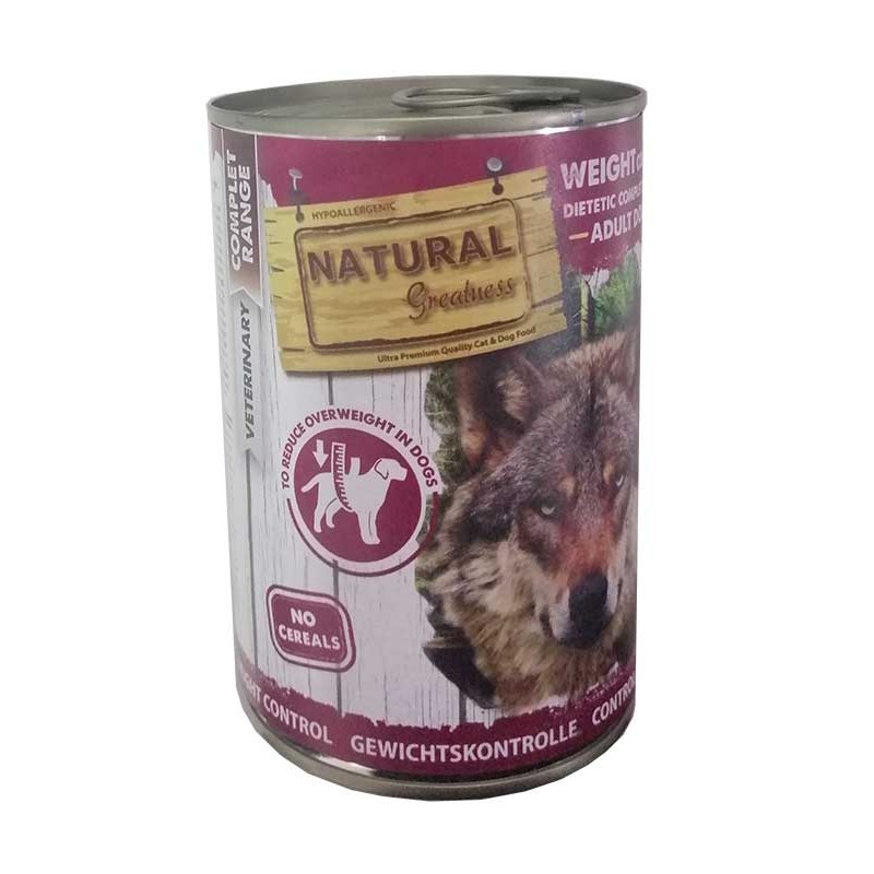 NATURAL GREATNESS PERRO LATA WEIGHT CONTROL 400G
