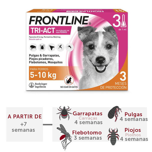Frontline Tri-act 5-10kg 1 pipeta