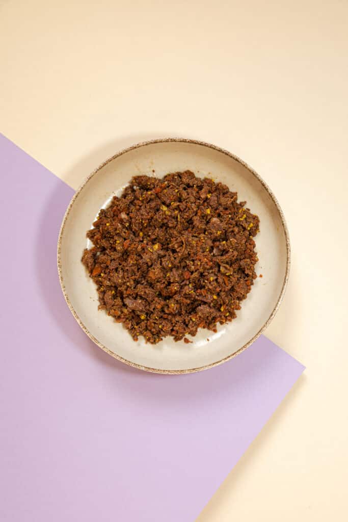 Menú cocinado Natuka de ternera para perros